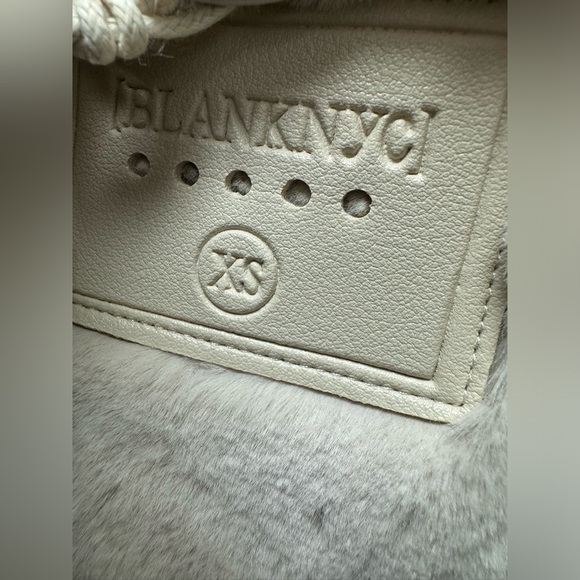 NEW Blank NYC Oversized Downtown Love Vegan Leather Jacket size extra small - Picture 5 of 7